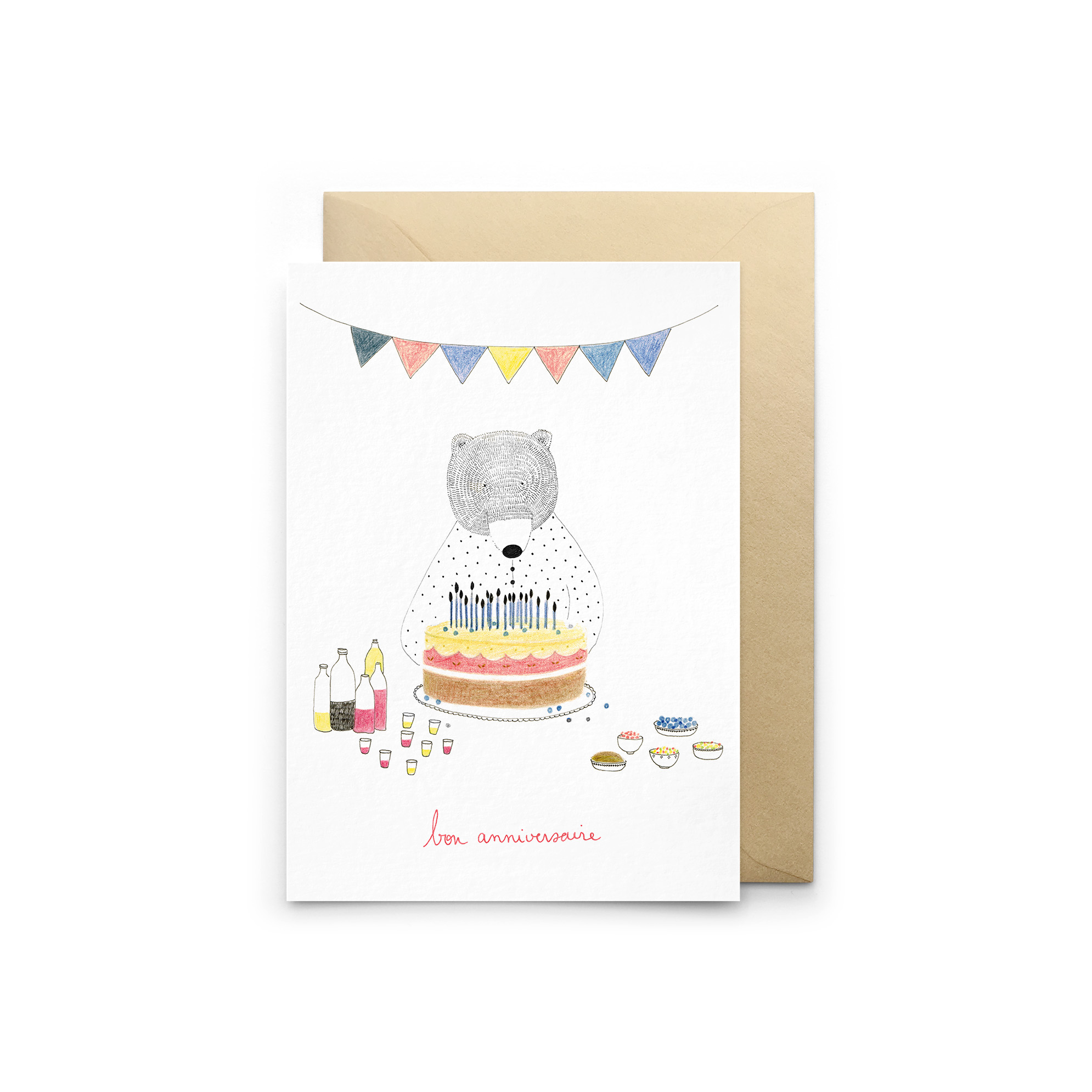 Carte Anniversaire Ours