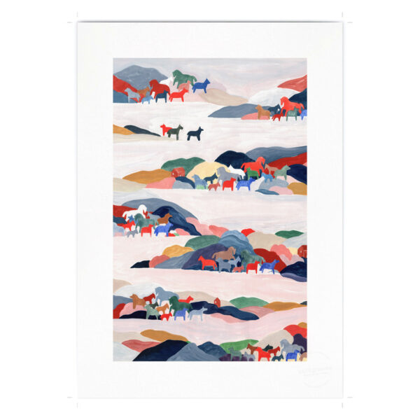 Affiche Petits Chevaux