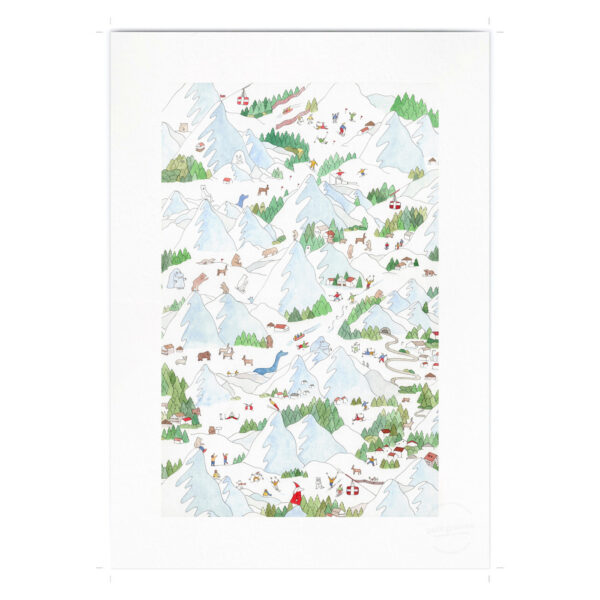 Affiche Montagne